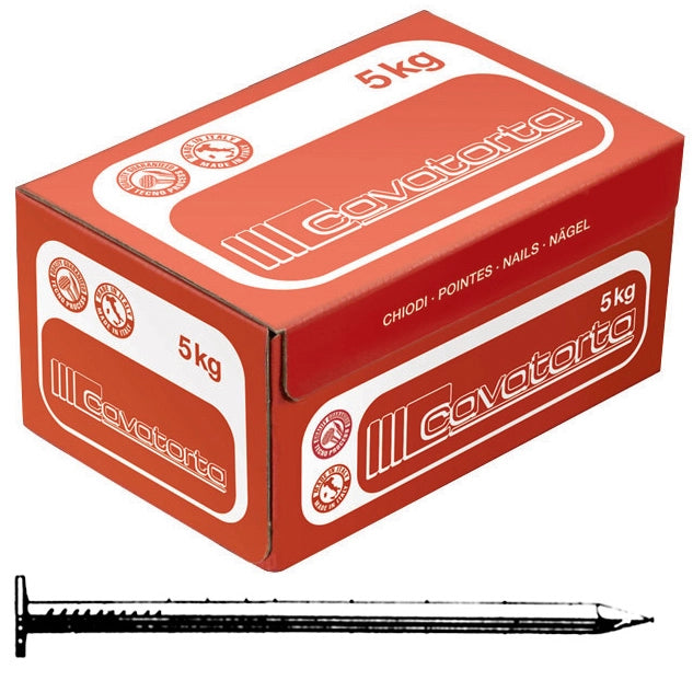 CHIODI TESTA PIANA 24X200 CAVATORTA- 5,0 kg