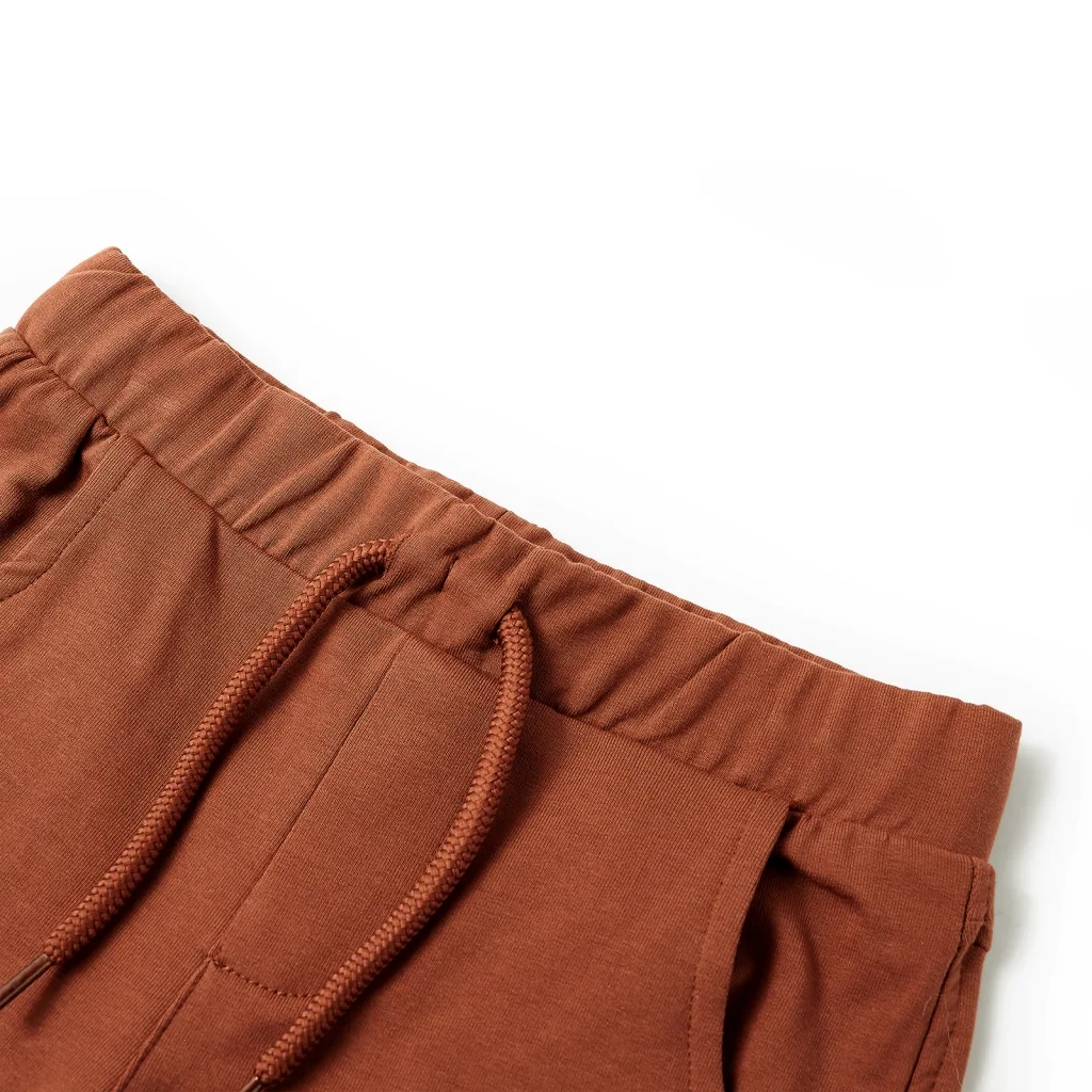 Pantaloncini per Bambini con Coulisse Marrone 128 11627