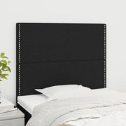Testiera Nera 90x5x118/128 cm Tessuto 3116176