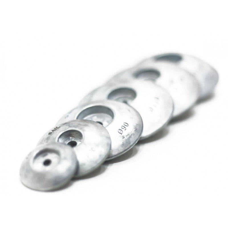 COPPIA FLANGE TONDE Ø50 PAIR ZINC ANODE ROUND FLANGE Ø50 MM