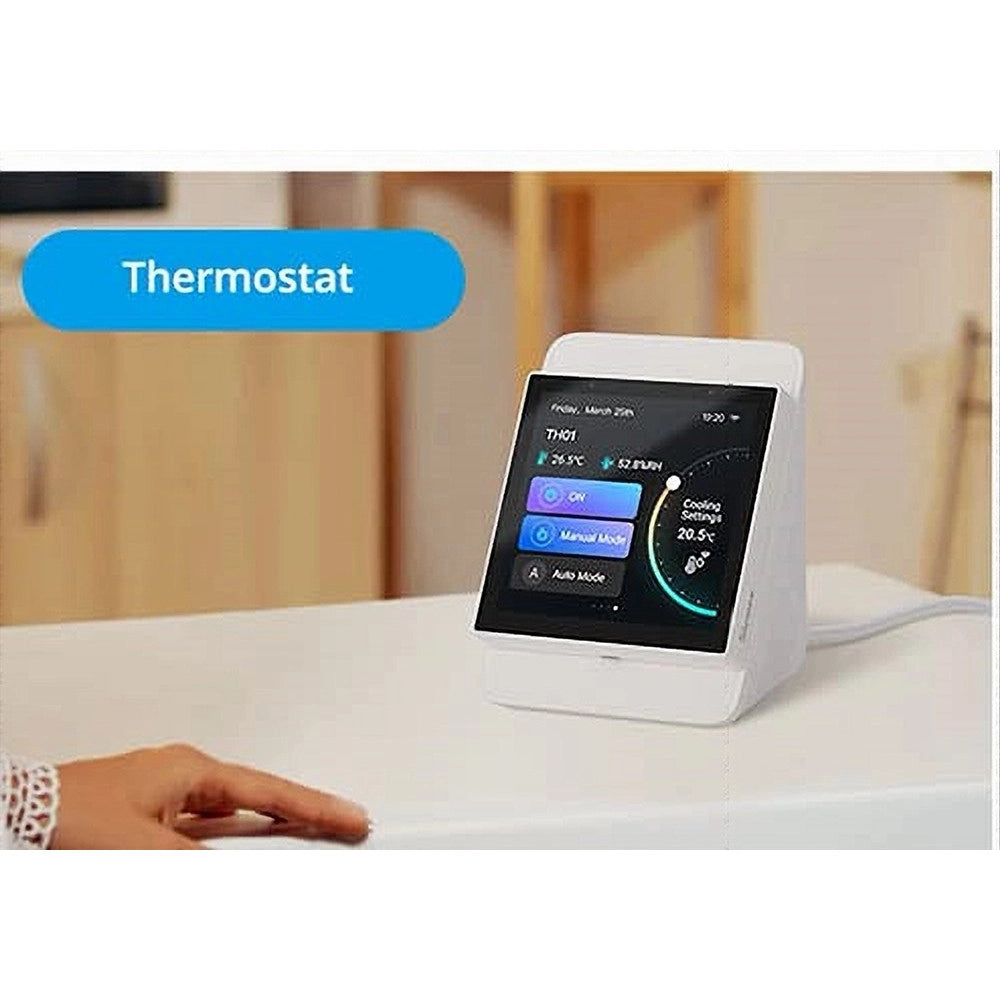 Trade Shop - Supporto Da Tavolo Adatto Per Nspanel Pro E Nspanel Sonoff Colore Bianco Standw -