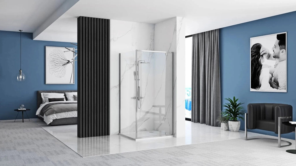 Cabina Doccia Rea Rapid Swing Chrom 120x100