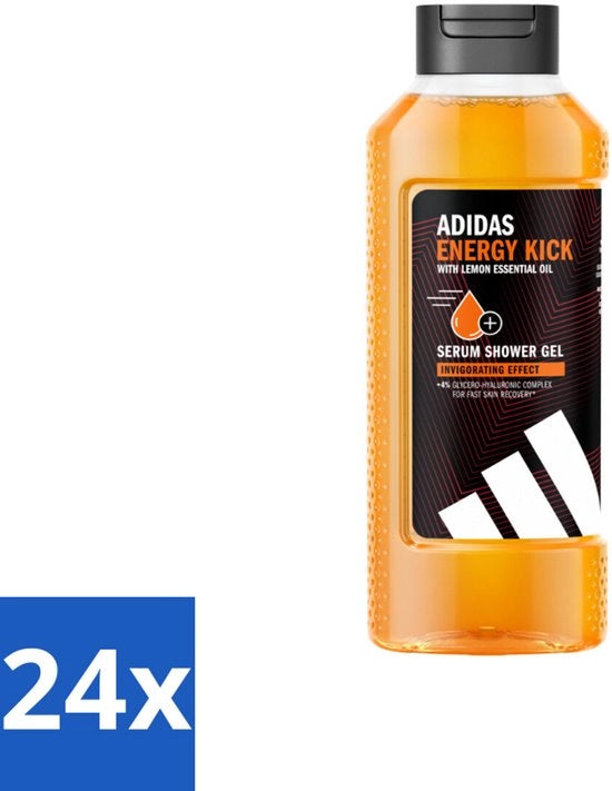 Gel de Doccia Attiva Pelle e Mind Energy Kick - 400 ml - Pacchetto Speciale - 24 pezzi