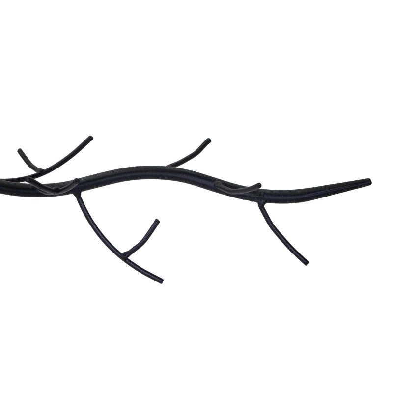 Albero di natale metallo nero cm 73x73h200