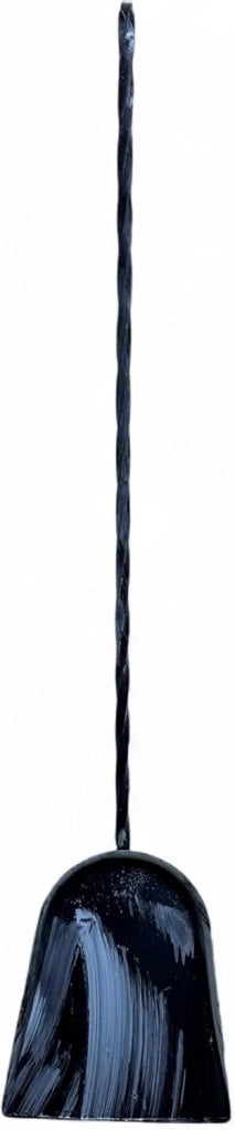 Paletta per Cenere con Manico Extra Lungo, Nero, 80 cm Lunghezza Totale, 60 cm Lunghezza Manico, 20 cm Lunghezza Paletta