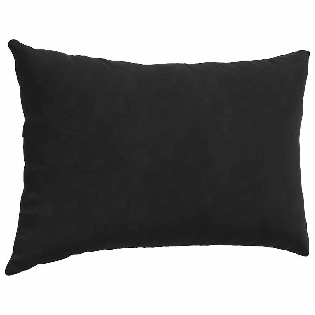 Cuscini da Divano 2 pcs Nero 60 x 40 cm Tessuto in Cords 42013676