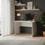 Scrivania ULVIK - Semplice - Bianco - Larghezza 80 cm, Altezza 75 cm, Profondit? 50 cm