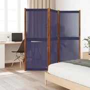 Divisorio Ambienti | Divider per stanze | Paravento a 3 Pannelli Blu Scuro 210x180 cm