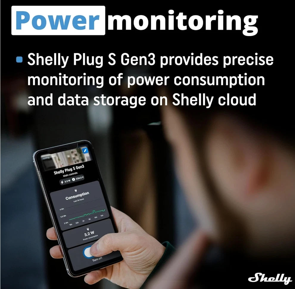 Shelly Plug S MTR Gen3 (Black)