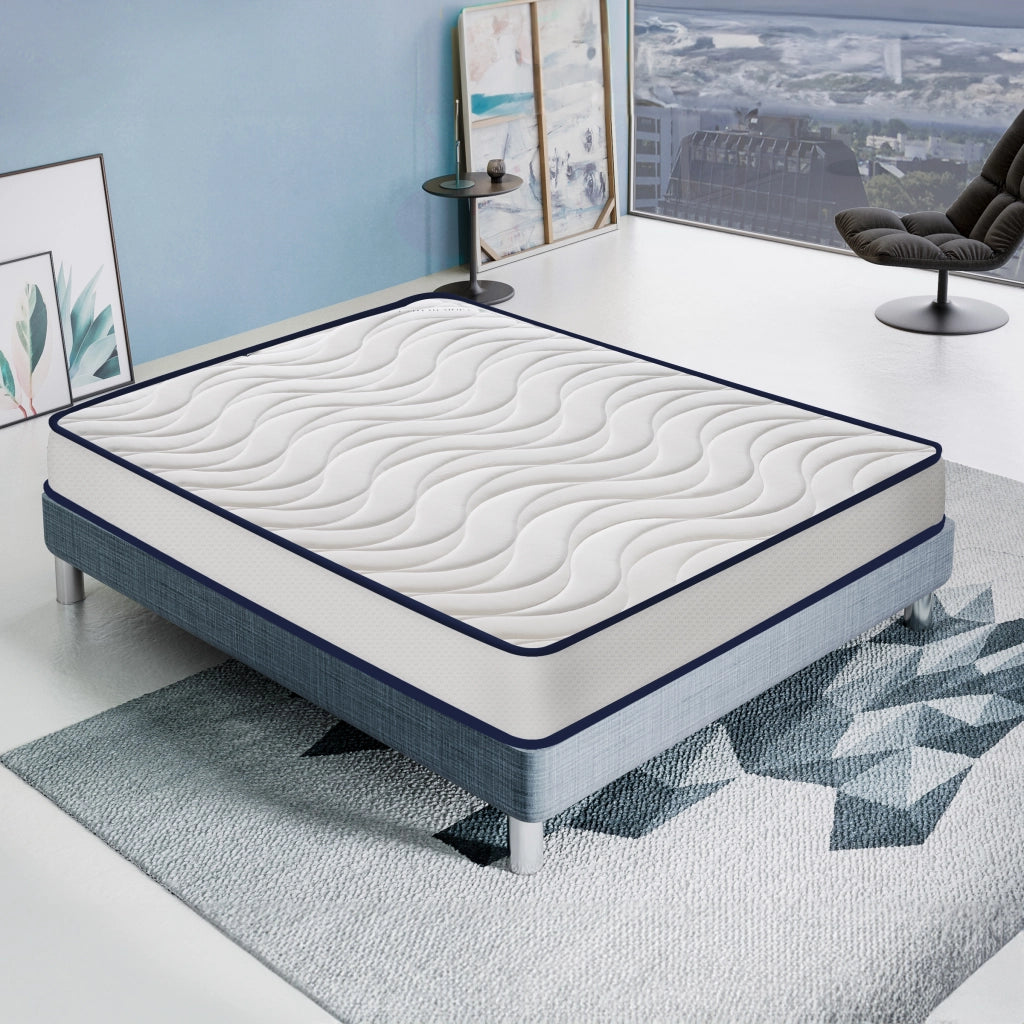 Materasso Piazza e Mezza 120x190 in Waterfoam - alto 20 cm - Ortopedico - Rigidità h3 - Lato Estate inverno