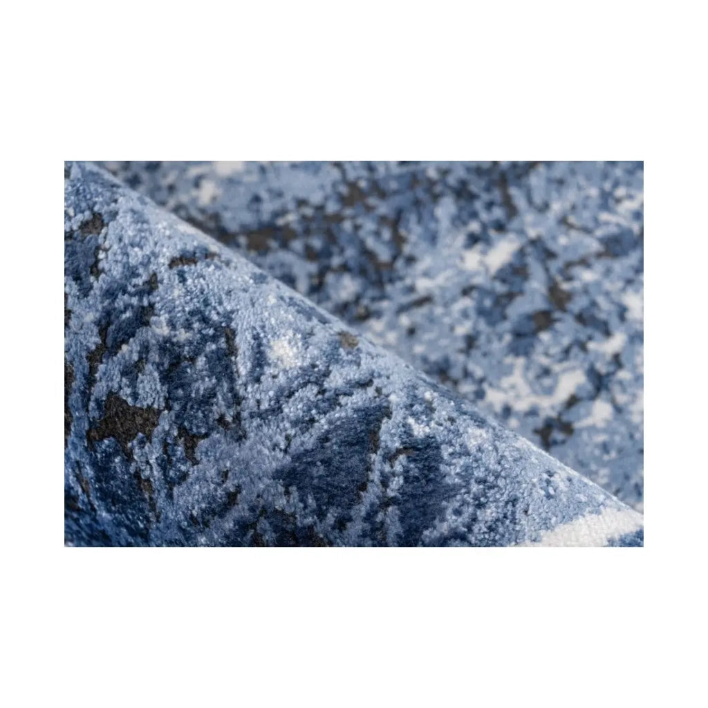 Tappeto 170x120cm, design E409E colore blu - Comfort ed eleganza per il tuo interno