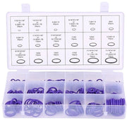 O-ring di alette 270 pezzi - gomma di alette - nitrile idroammoniato butadiene - per climatizzatori - per apparecchiature elettriche - dimensioni scatola 20,5 x 10,5 x 3 cm