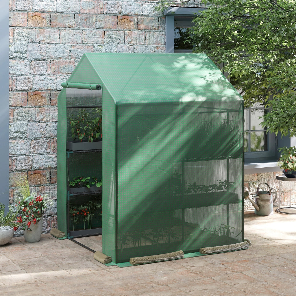Serra da Giardino con Scaffali ¨C Minimal ¨C Verde 143x138x190 cm
