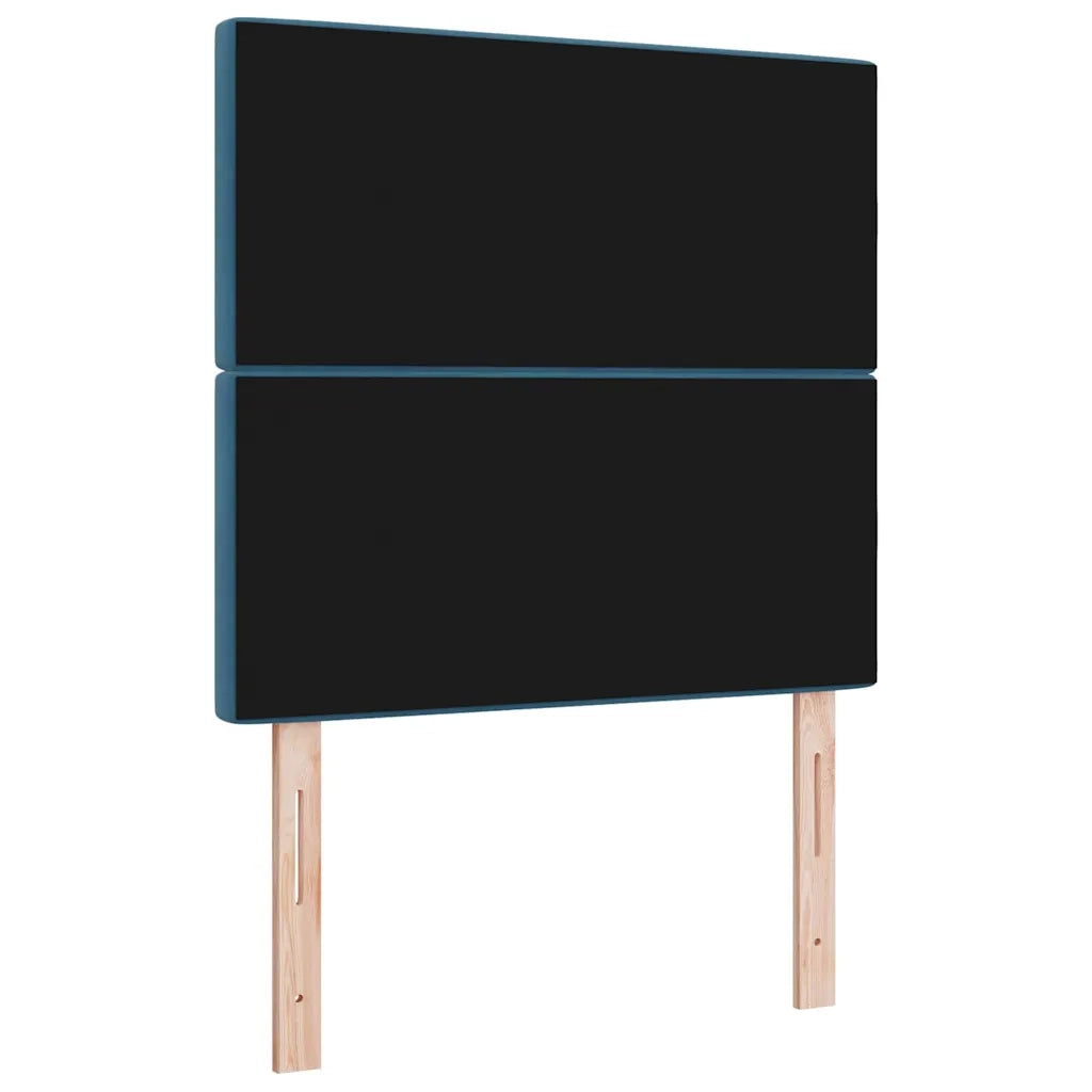 Testiera LED con strisce LED Blu Scuro 90 cm Velluto 3338352