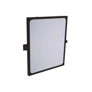 Specchio reclinabile serie leonardo 46x56 cm nero opaco