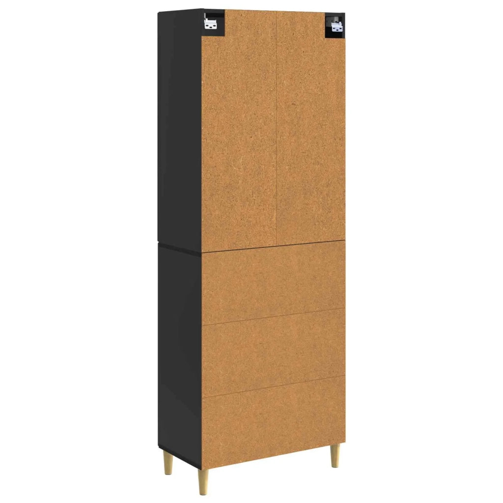 Set di armadi 2 pcs Nero Legno ingegnerizzato 3416701