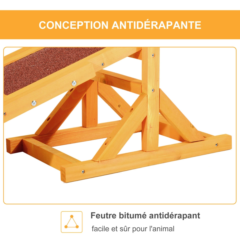 Bascula per Cani Agility ¨C Xylo ¨C Legno Pre-Oliato Feltro Bitumato Antiscivolo