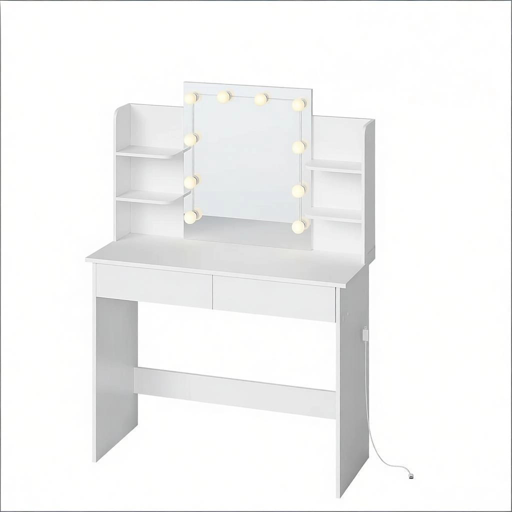 Tavolo da toeletta resistente con specchio LED; solo tavolo