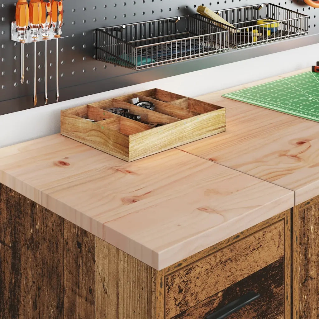Armadietto per Garage in Legno Vecchio 30x51x85 cm 860587
