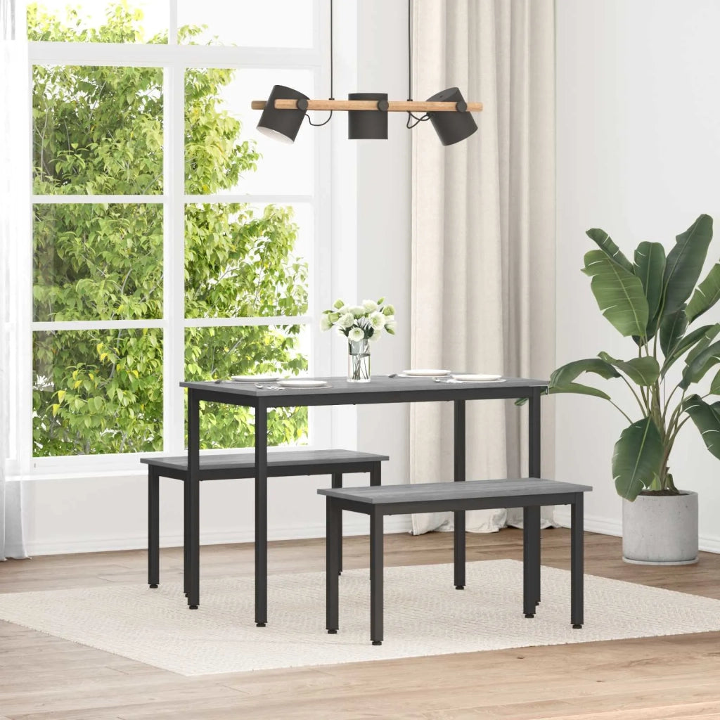 panchina Grigio Sonoma 80 x 35 x 45 cm Legno multistrato CFW8628309
