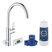 Miscelatore per lavello Blue Pure Baucure con sistema filtrante acqua