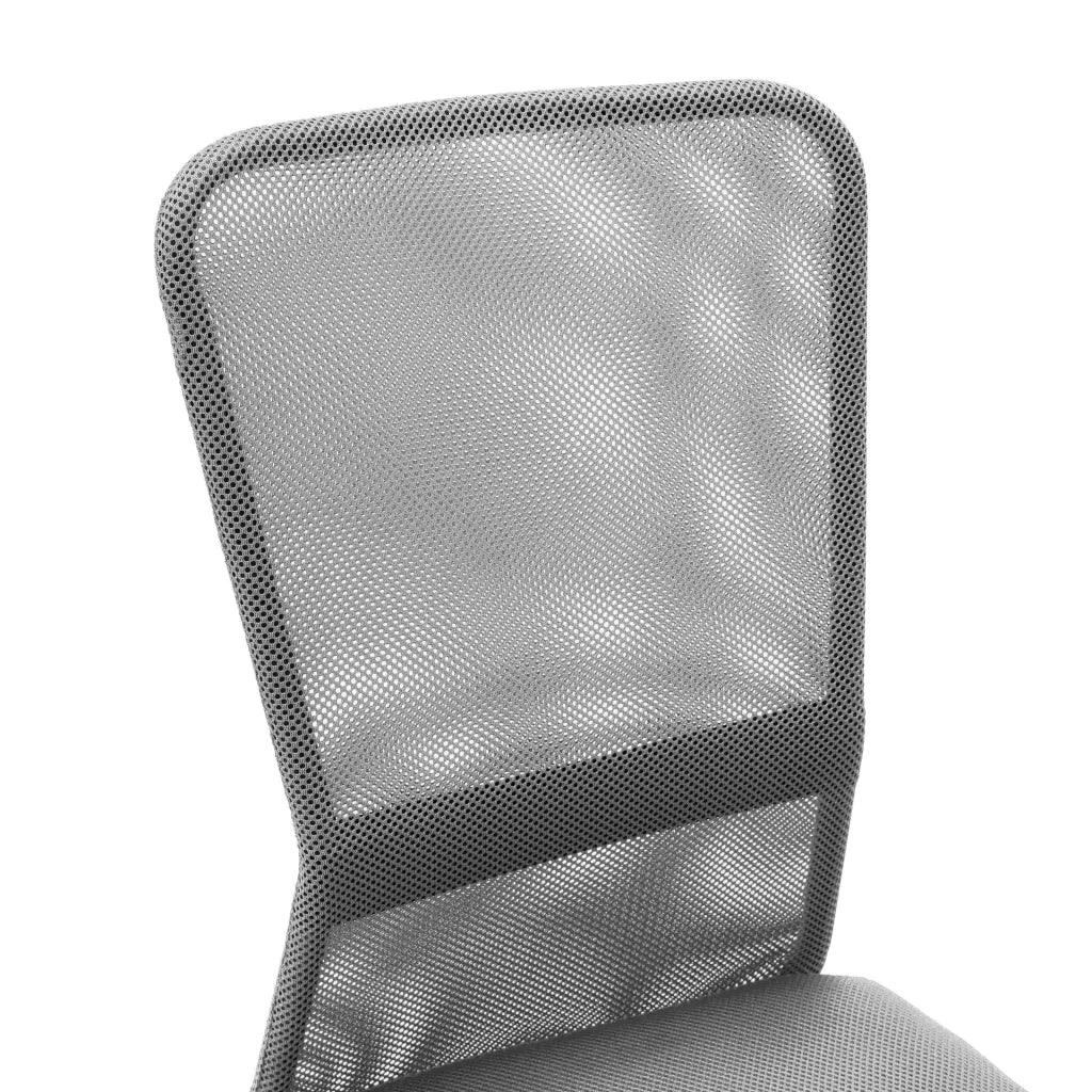 Sedia da Ufficio | Sedia da Gaming Grigia 44x52x100 cm in Tessuto a Rete