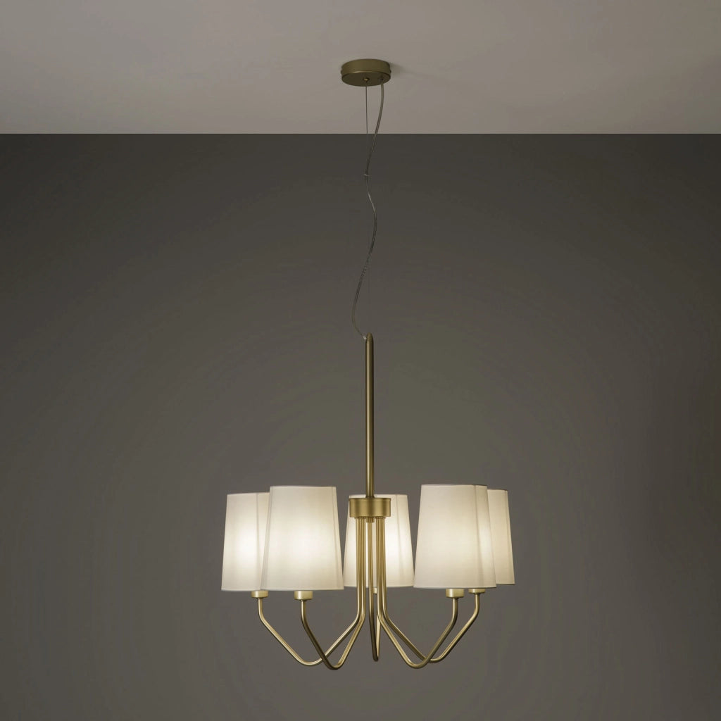 Lampadario 5L ALVAR oro