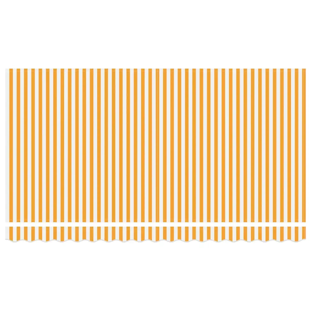 Struttura della tenda Giallo e Bianco 400 x 200 cm 3329787