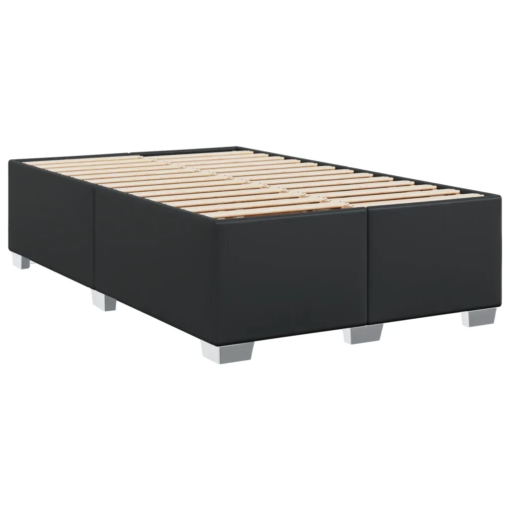 Giroletto senza Materasso Nero 120x190 cm Similpelle
