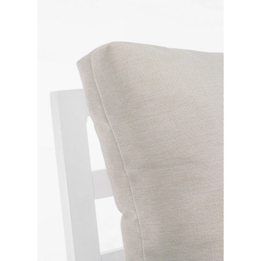 Set da 4 Salotto da Giardino in Alluminio con Cuscini e Corde in Textilene - CAPTIVATING