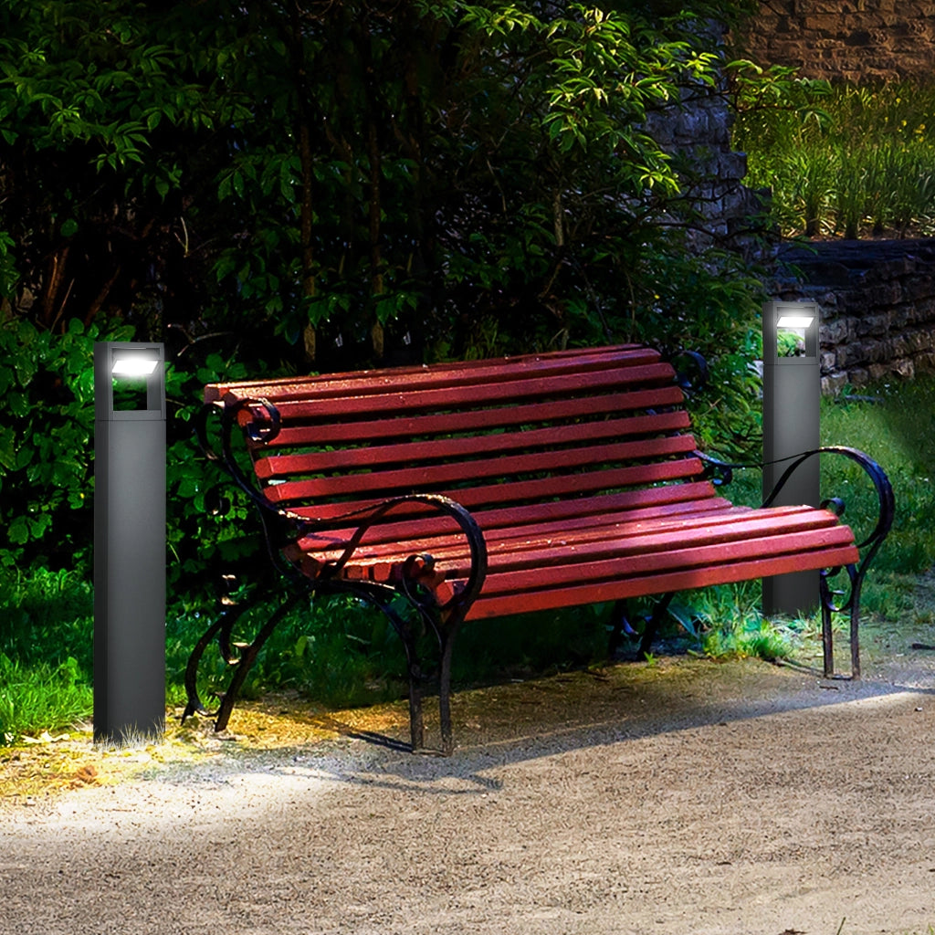 LAMPADA DA GIARDINO LED 16 x 5 x 90 cm Grigio scuro IP65