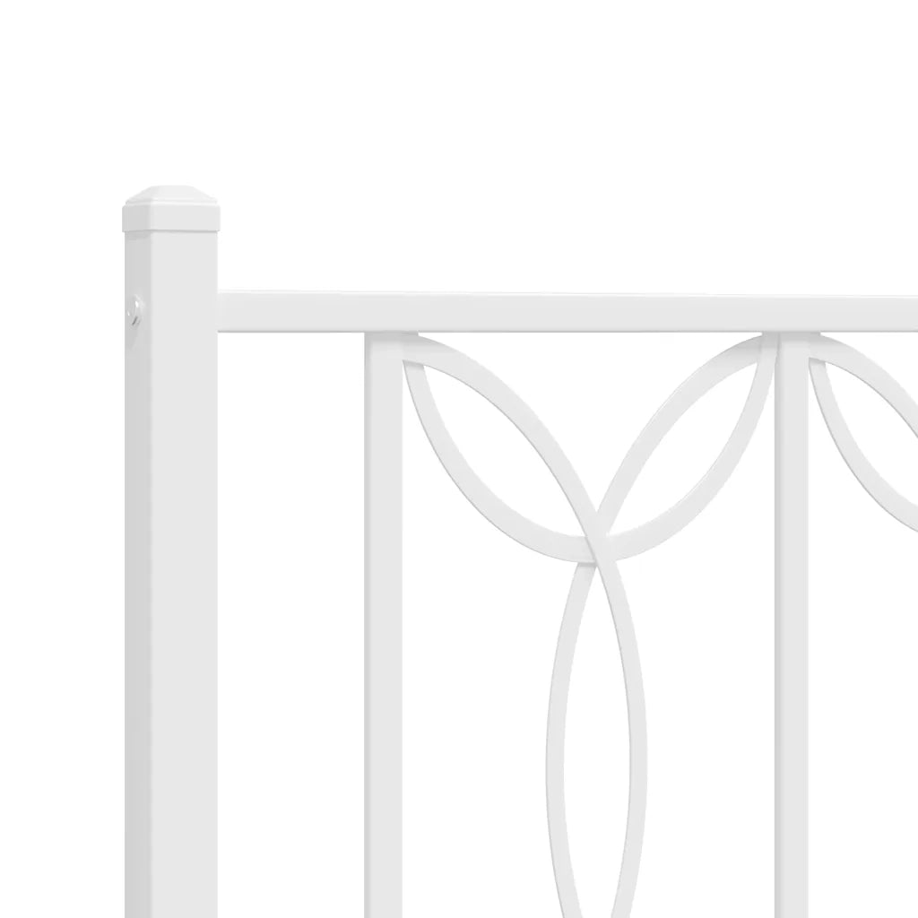 Testiera di Ricambio in Metallo Bianco 75 cm 376203