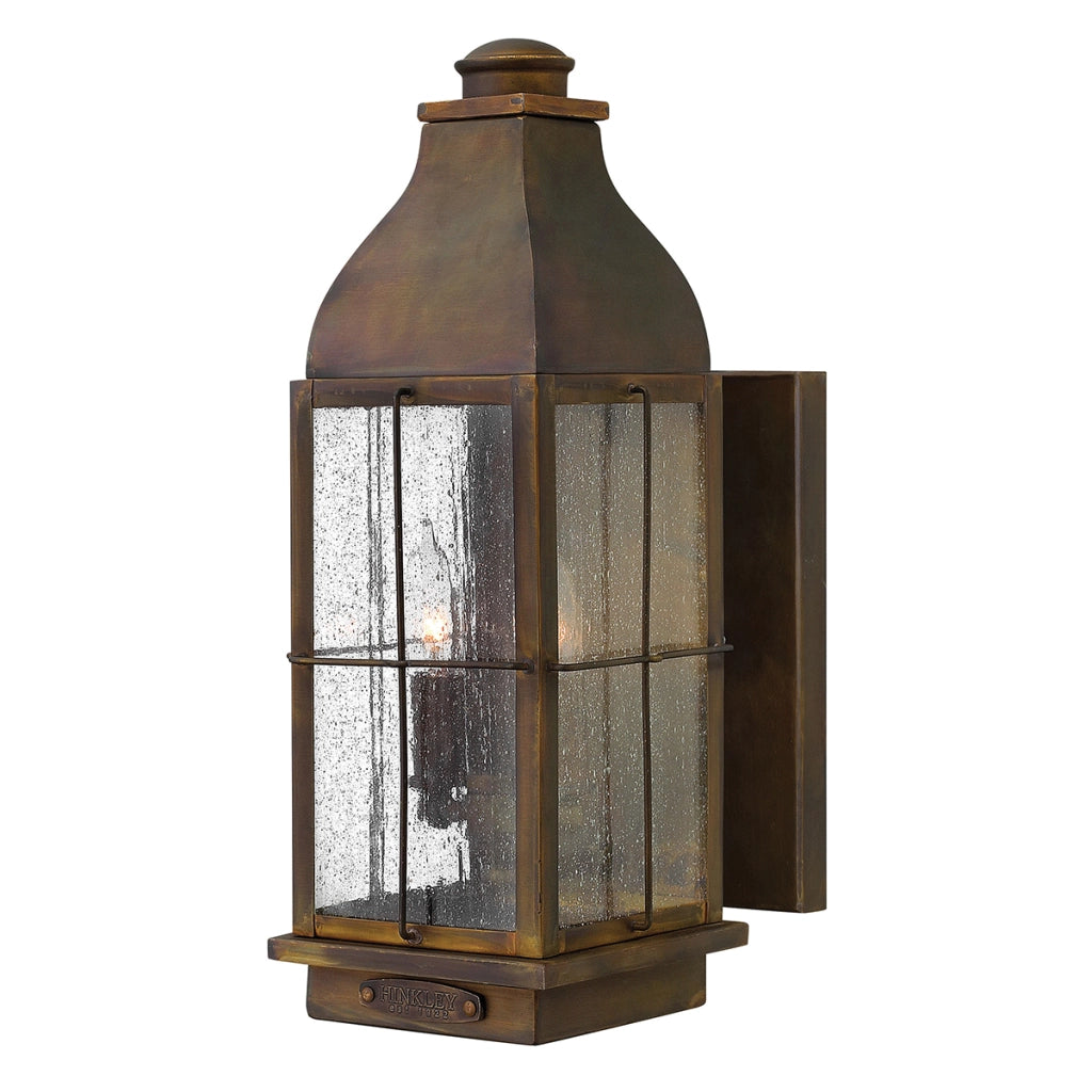 Applique esterno classico Bingham Siena bruciata E14 Hinkley