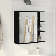 Mobiletto per specchio da bagno Rovere Nero 62,5 x 20,5 x 64 cm 862523