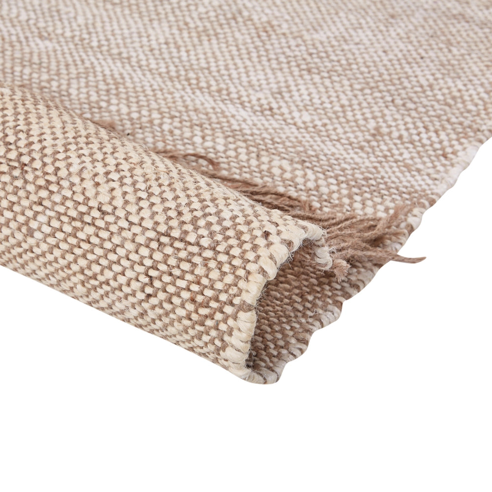 Tappeto Multicolore Juta Motivo Geometrico 160 x 230 cm Rustico Boho