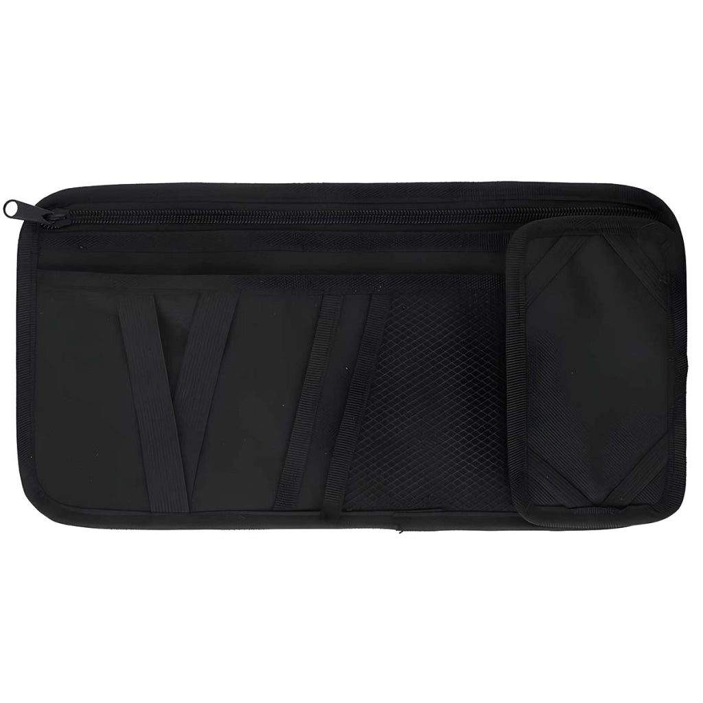 Organizer da viaggio per parasole auto a 6 scomparti Nero Dunlop