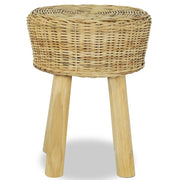 Sgabello da Bar in Rattan Naturale 244578