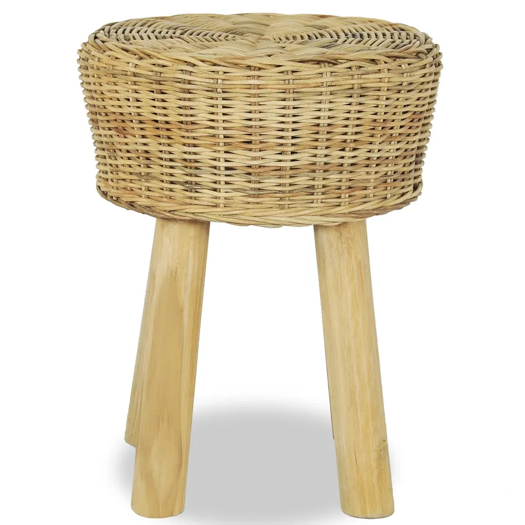 Sgabello da Bar in Rattan Naturale 244578