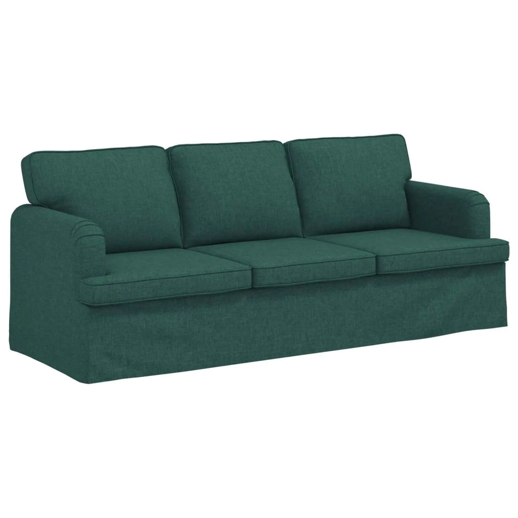 Set di divani 2 pcs Verde Scuro 201 x 80 x 85 cm Tessuto 3407607
