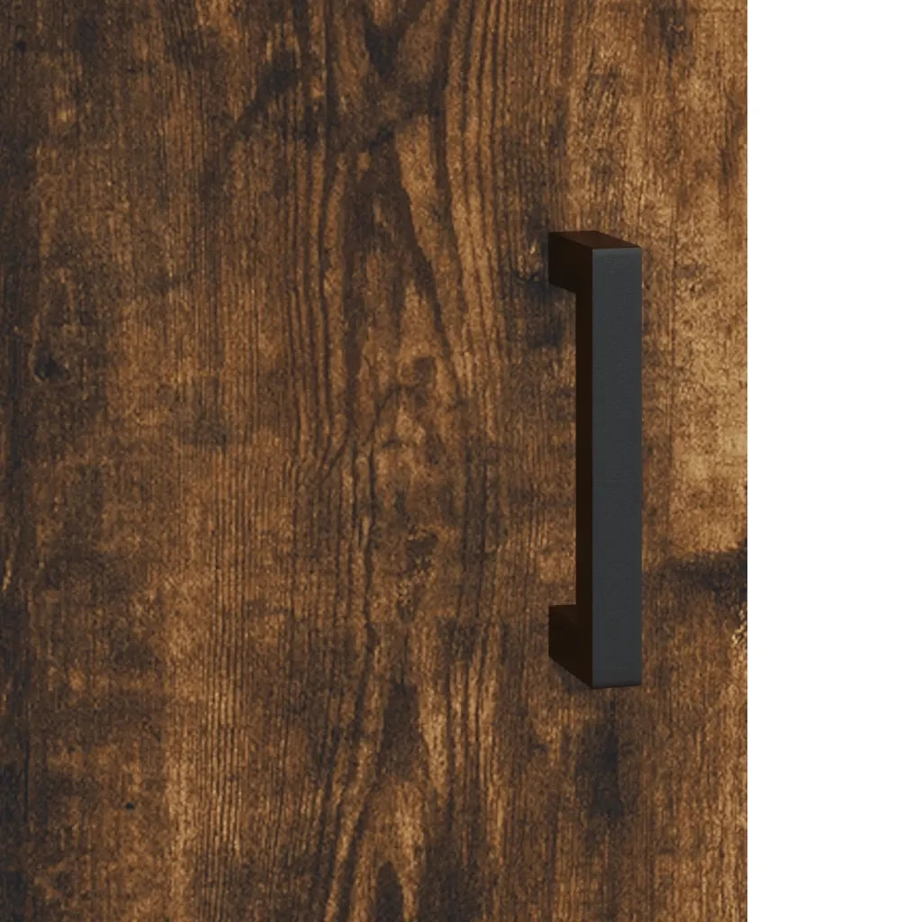 Armadietto a Muro Rovere Fumo 60x31x70 cm in Legno Multistrato 829913