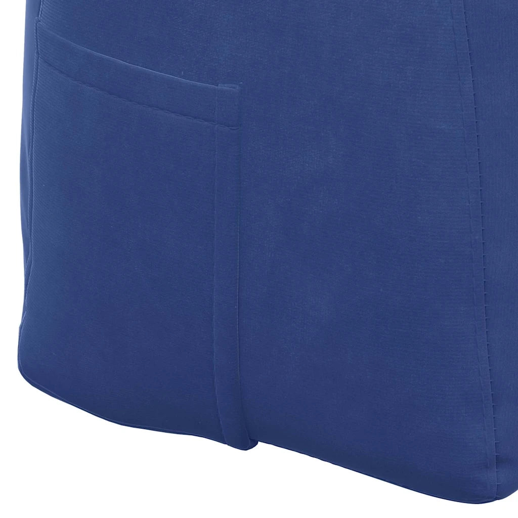 Cuscino per Schiena Blu Polizia 160 x 24 x 50 cm Velluto 42014556