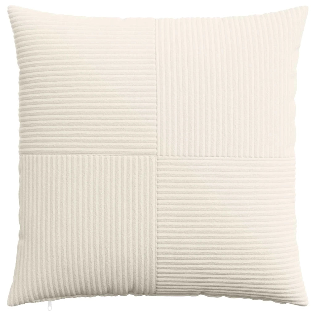 Federa 2 pcs ALMELO Crema 60 x 60 cm corduroy 915401