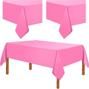 Tappeto da tavolo impermeabile 137 x 274 cm per compleanni e matrimoni - Rosa - 2 pezzi