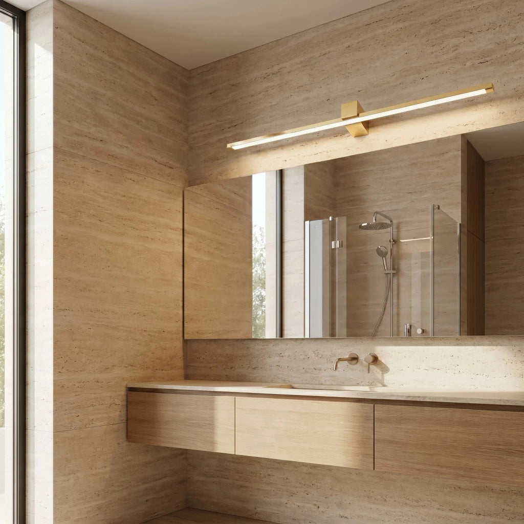 Applique Da Bagno Led Swe045-1w 80 Cm Gold
