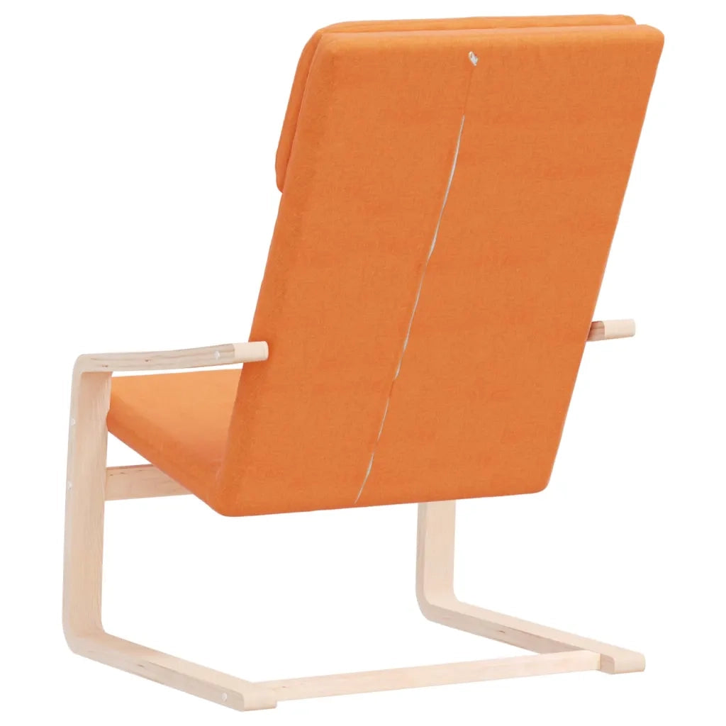 Poltrona | Sedia Relax Giallo Scuro in Tessuto