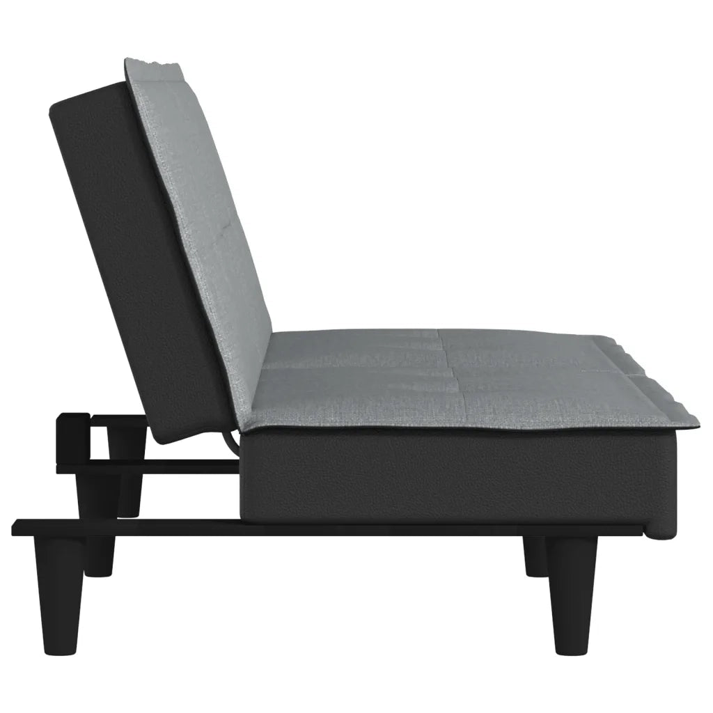 Divano Letto Grigio Chiaro in Tessuto 351913