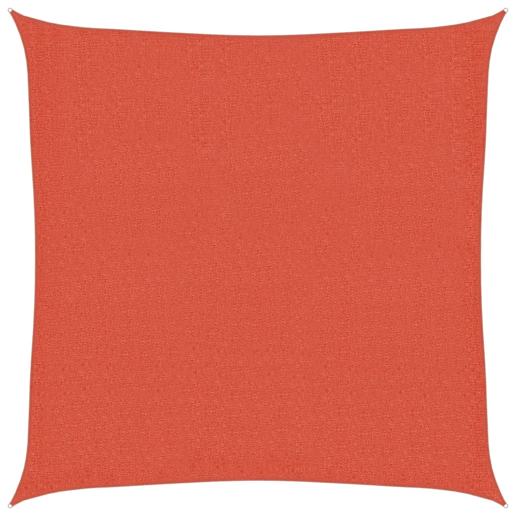 Vela Parasole | Telo Ombra | Vela da ombra 160 g/m2 Quadrata Terracotta 2,5x2,5 m in HDPE