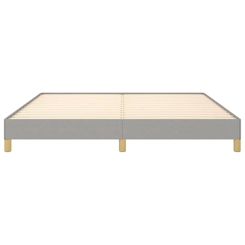 Letto matrimoniale | Letto per adulti | Giroletto senza Materasso Grigio Chiaro 180x200 cm Tessuto