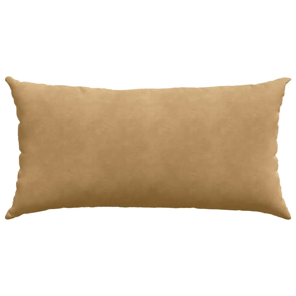 Cuscini da Divano 2 pcs Marrone 80 x 40 cm Tessuto in Cords 42013721