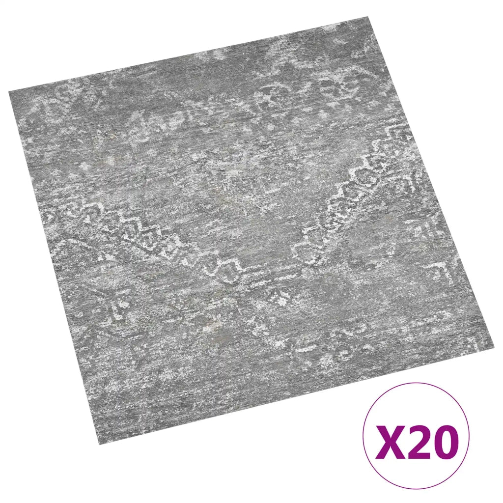 Plance per Pavimentazione Autoadesiva 30,5 x 30,5 cm 20 pcs PVC